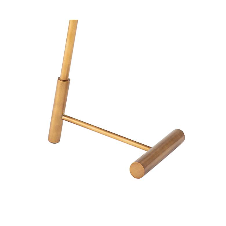Image 3 Regina Andrew Spyder 55 3/4" White and Natural Brass Modern Floor Lamp more views