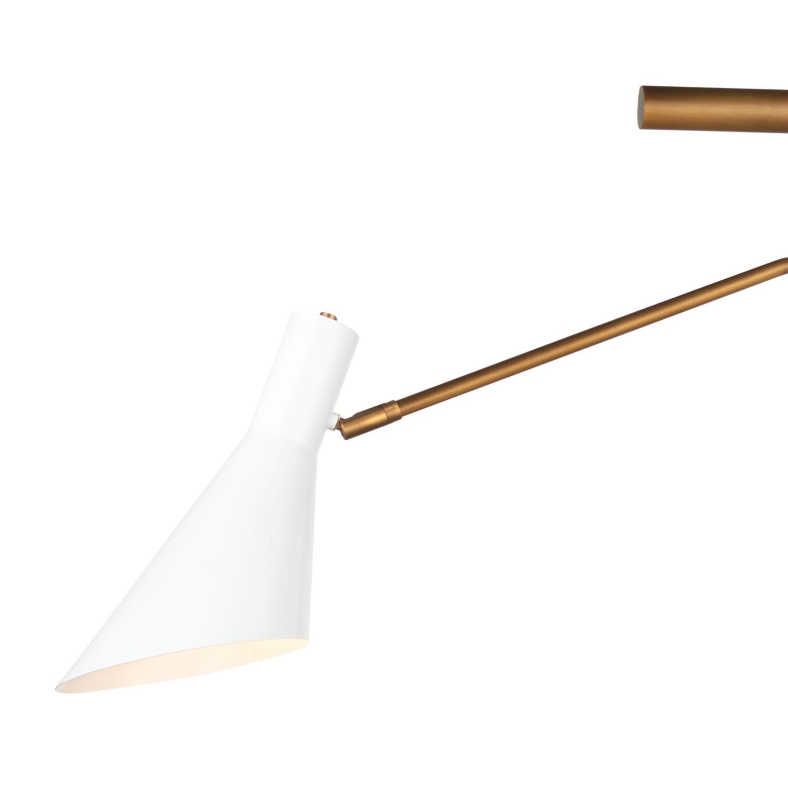 Image 4 Regina Andrew Spyder Chandelier (White and Natural Brass) 27 Height more views