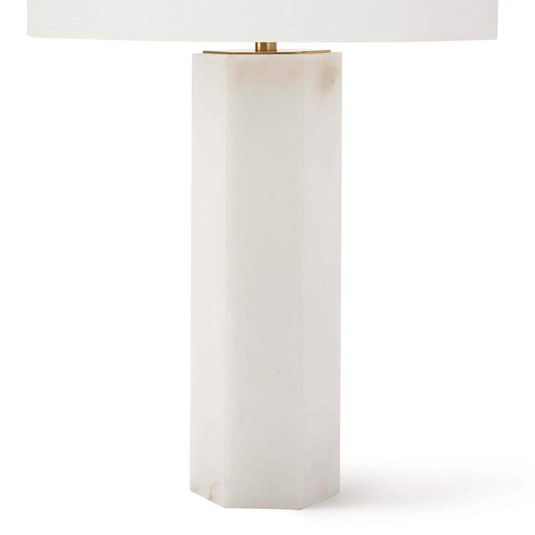 Image 4 Regina Andrew Stella 26 3/4" Modern Alabaster Table Lamp more views