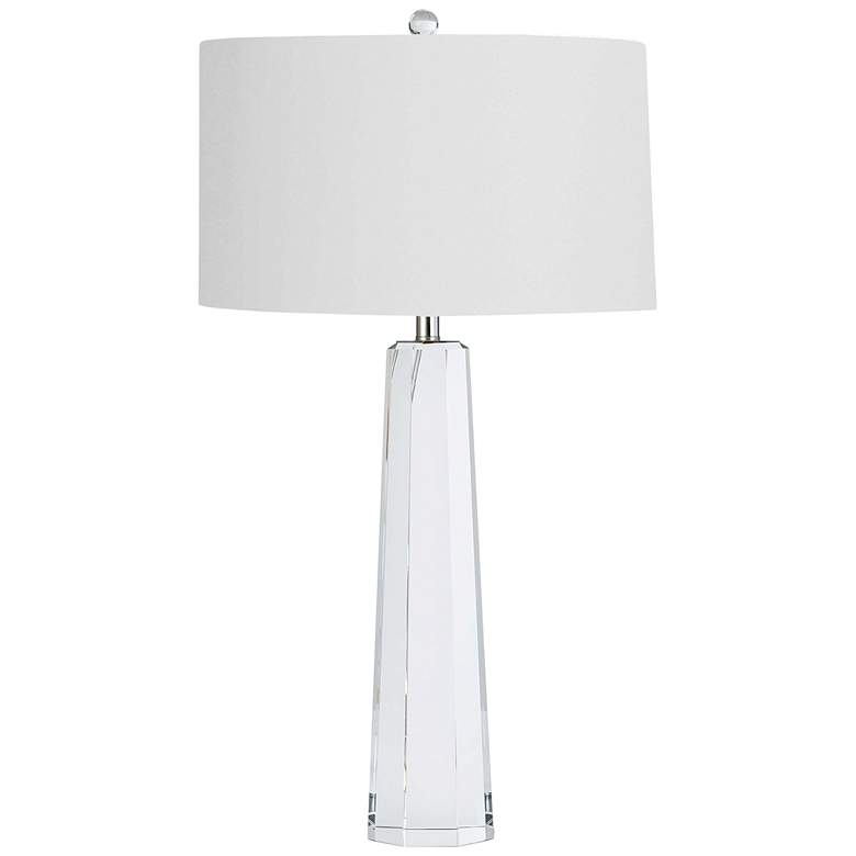 Image 2 Regina Andrew Tapered Hex 32 inch High Crystal Table Lamp