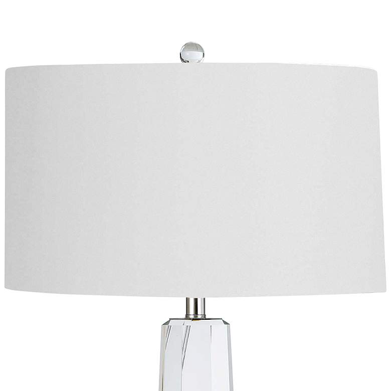 Image 3 Regina Andrew Tapered Hex 32" High Crystal Table Lamp more views