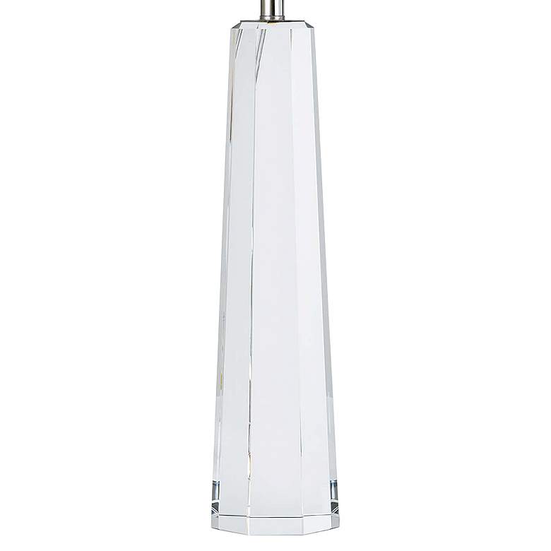 Image 4 Regina Andrew Tapered Hex 32" High Crystal Table Lamp more views