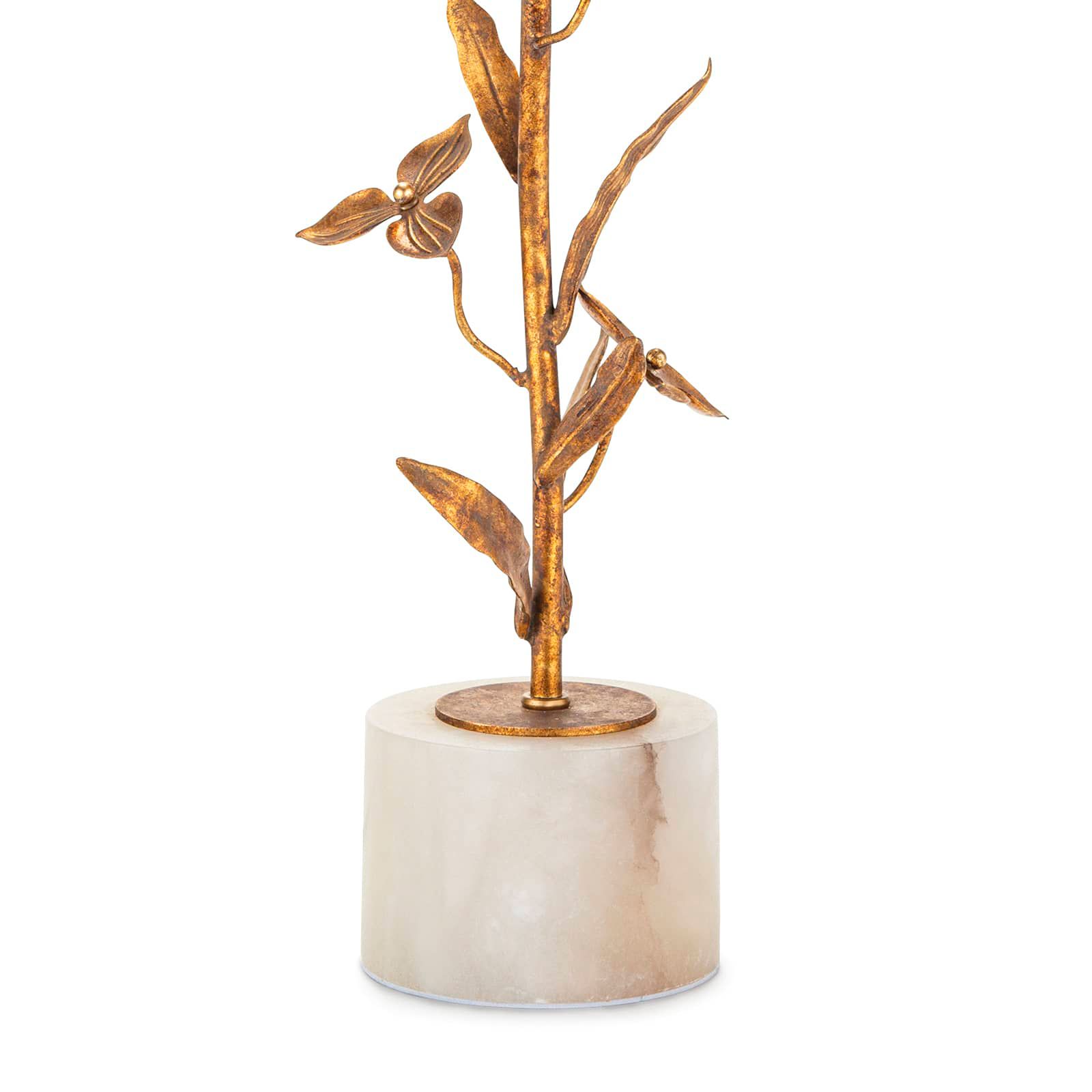 Regina Andrew Trillium 37" Modern Flower Brass Buffet Lamp