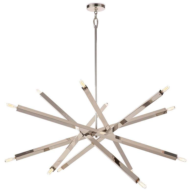 Image 1 Regina Andrew Viper Chandelier (Polished Nickel) 53.5 Height