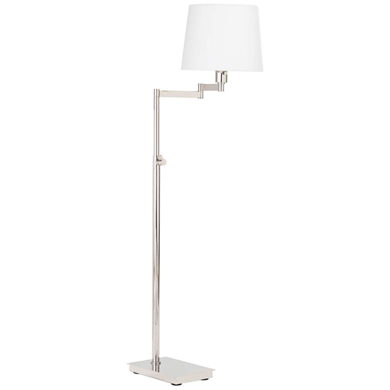 Image 1 Regina Andrew Virtue 65" High Chrome Swing Arm Floor Lamp