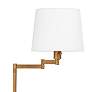 2_Regina Andrew Virtue 65" High Natural Brass Swing Arm Floor Lamp more views