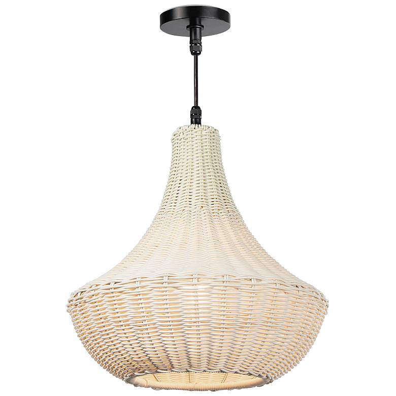 Image 2 Regina Andrew Vista Outdoor Chandelier (White) 21.75 Height