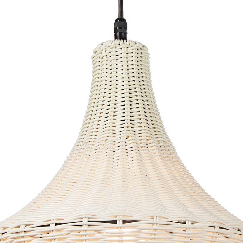 Image 5 Regina Andrew Vista Outdoor Chandelier (White) 21.75 Height more views