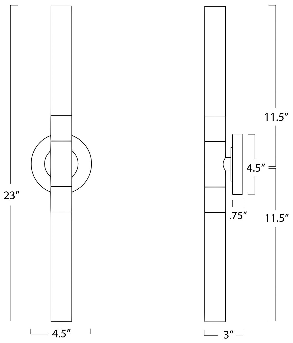 Image 5 Regina Andrew Wick Hilo Sconce (Polished Nickel) more views