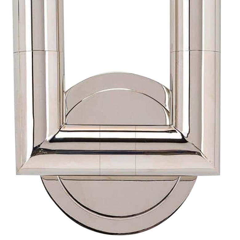 Image 3 Regina Andrew Wolfe 13" High Polished Nickel Wall Sconce more views