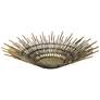 1_Regina Andrew Zone 24" Antique Gold Modern Sunburst Decorative Bowl