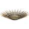 Regina Andrew Zone 24" Antique Gold Modern Sunburst Decorative Bowl