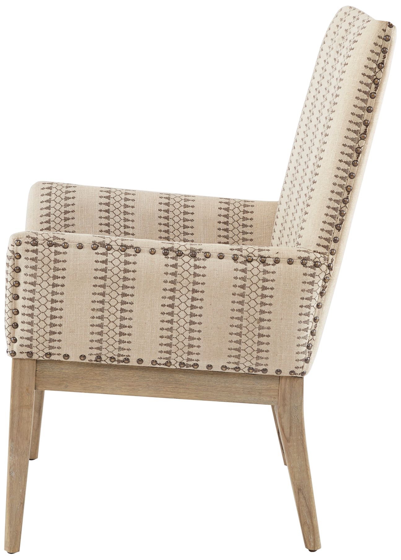 Regina Natural Fabric Dining Chairs Set of 2 in scene