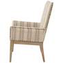 Regina Natural Fabric Dining Chairs Set of 2 in scene