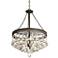 Regina Olive Bronze 19" Wide Crystal Chandelier