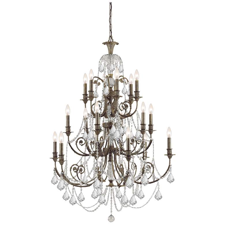 Image 1 Regis 18 Light English Bronze Chandelier