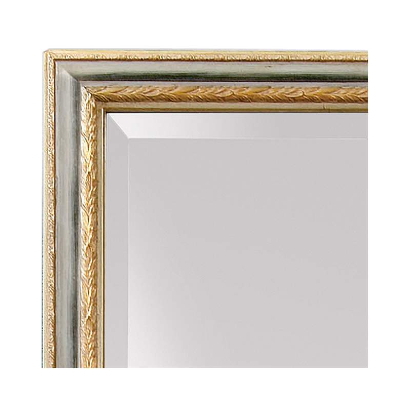 Image 2 Regis Cheval Silver and Gold 18" x 64" Wall Mirror more views