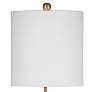 Thumbnail3 of Regulus Gold Metal and White Marble Table Lamp more views