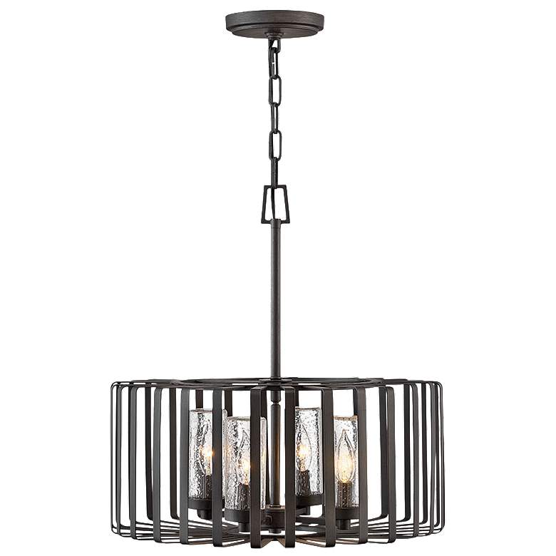 Image 1 Reid 21" High Graphite 60 Watts Outdoor Hanging Light