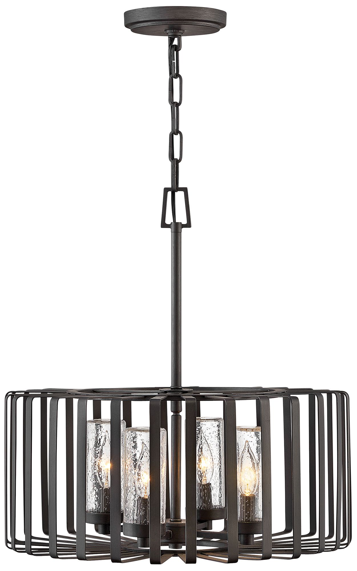 Image 2 Reid 21" High Graphite 60 Watts Outdoor Hanging Light more views