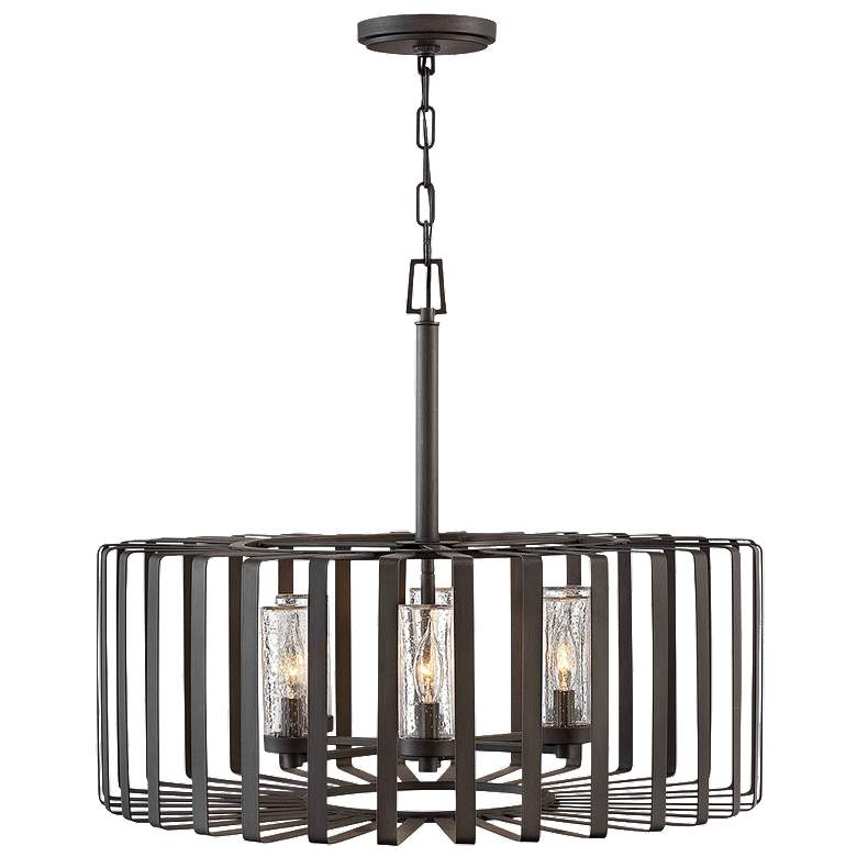 Image 1 Reid 23"H Graphite Outdoor Hanging Light by Hinkley Lighting