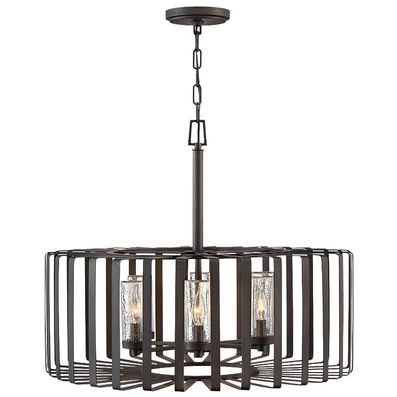 Image 1 Reid 23 inchH Graphite Outdoor Hanging Light by Hinkley Lighting