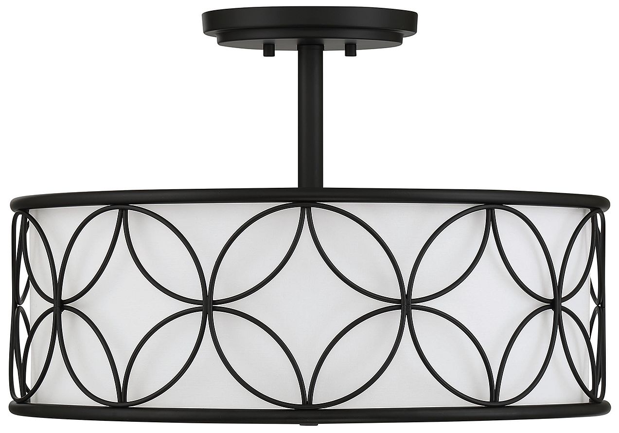 Image 2 Reid 4-Light Ceiling Light in Matte Black more views
