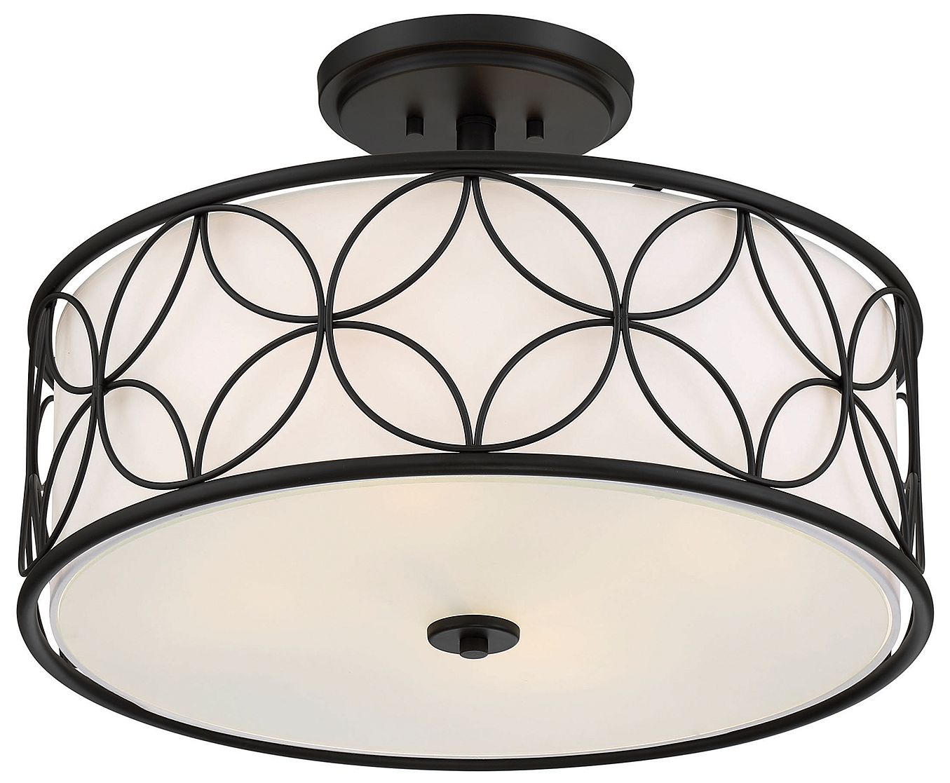 Image 4 Reid 4-Light Ceiling Light in Matte Black more views