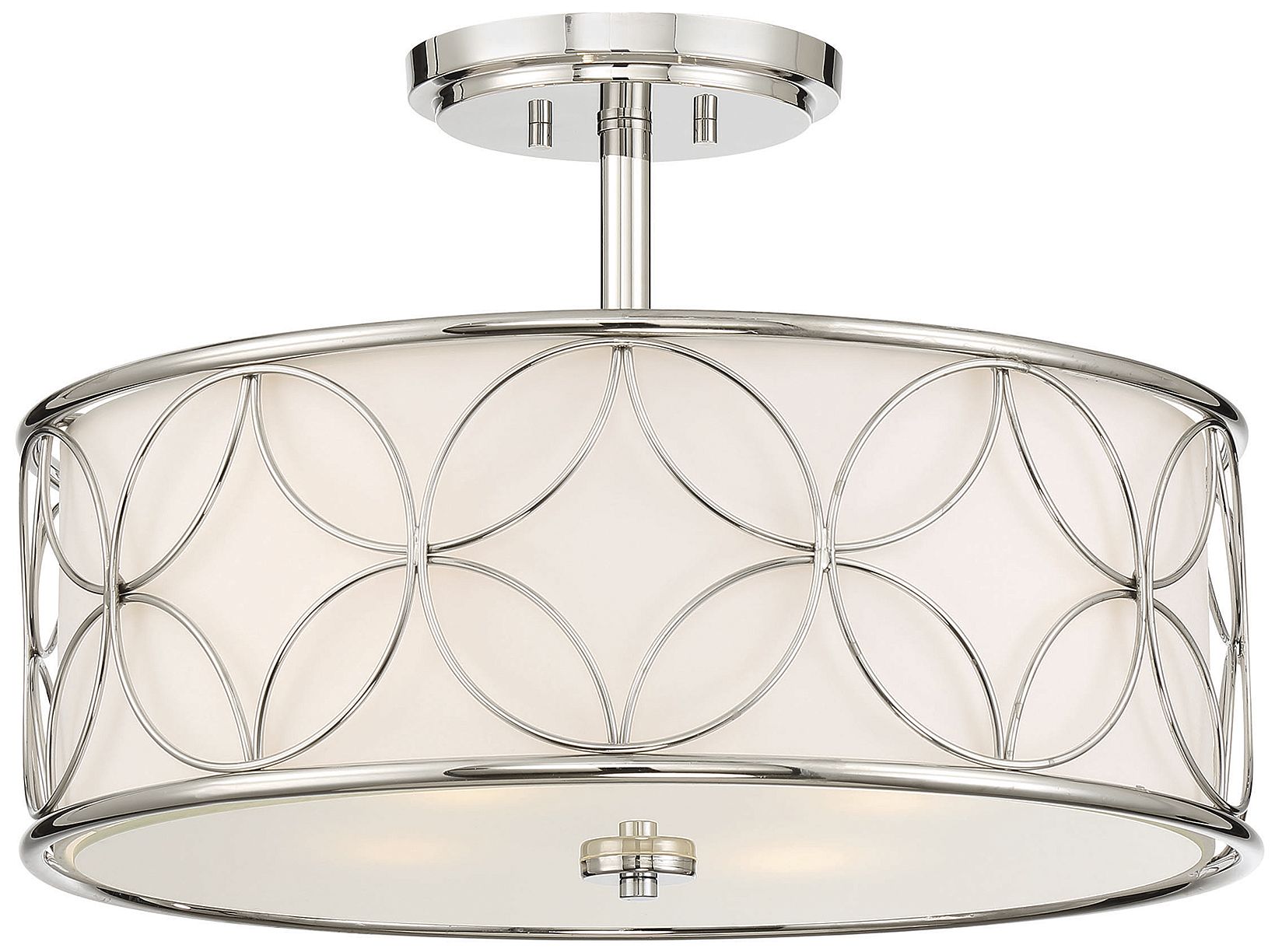 Image 3 Reid 4-Light Ceiling Light in Polished Nickel more views