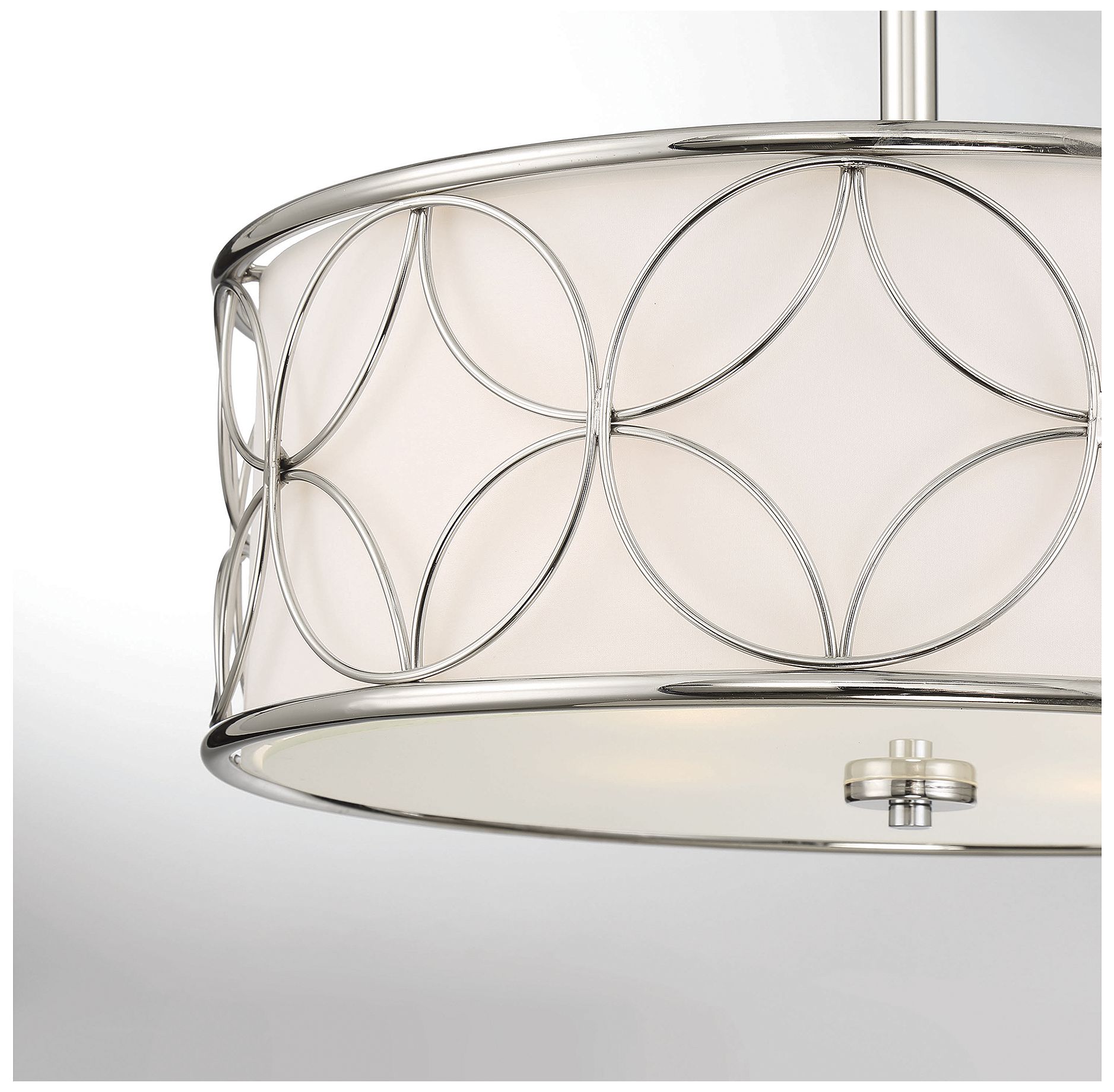 Image 5 Reid 4-Light Ceiling Light in Polished Nickel more views