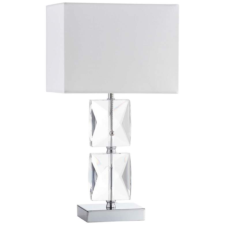 Image 2 Reida 18 1/2 inch High Crystal Accent Table Lamp