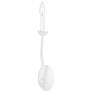 Reign 14" High Gesso White Wall Sconce