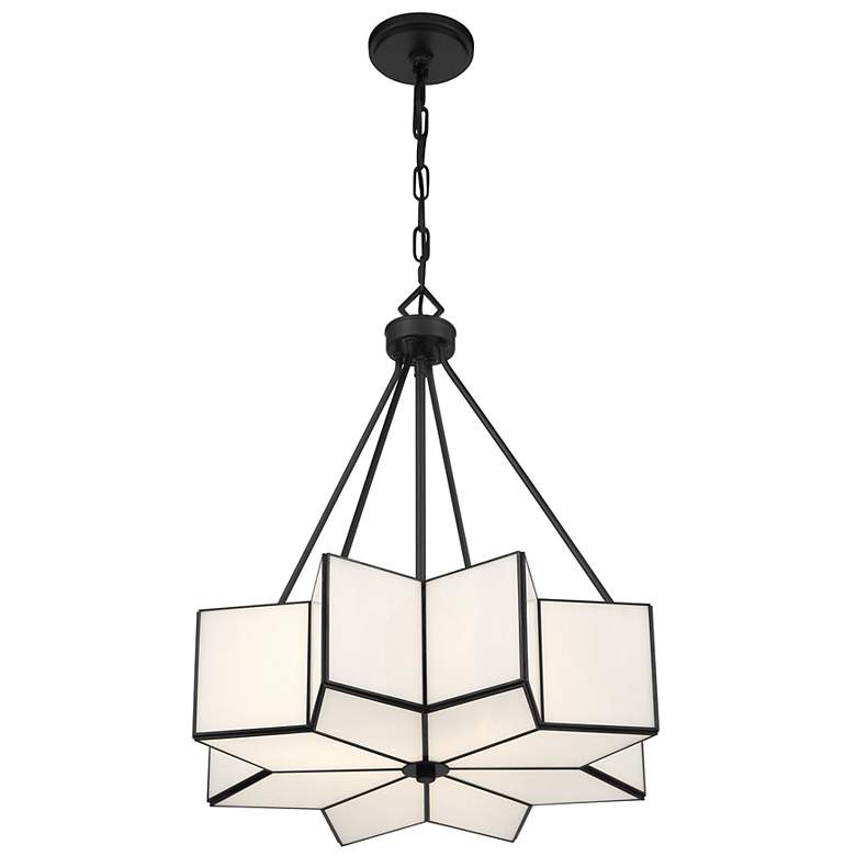 Image 4 Reiling 3-Light Pendant in Matte Black more views