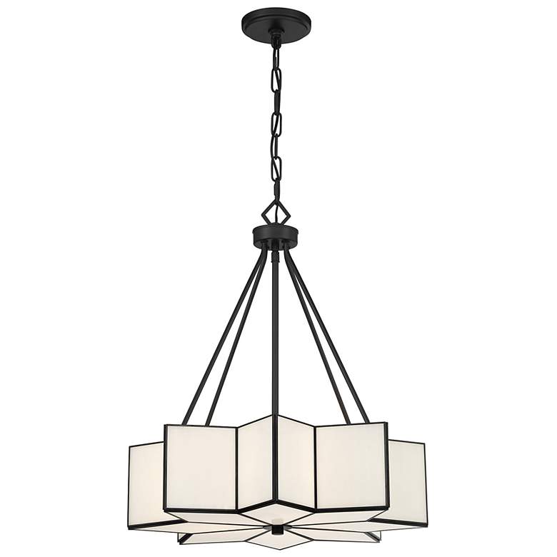 Image 5 Reiling 3-Light Pendant in Matte Black more views