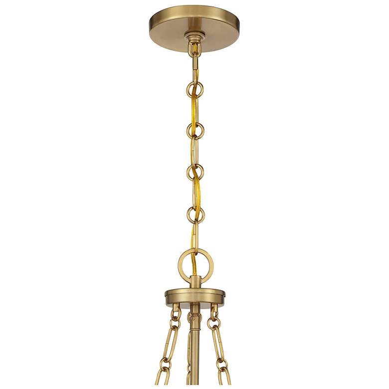 Image 6 Reiling 3-Light Pendant in Warm Brass more views