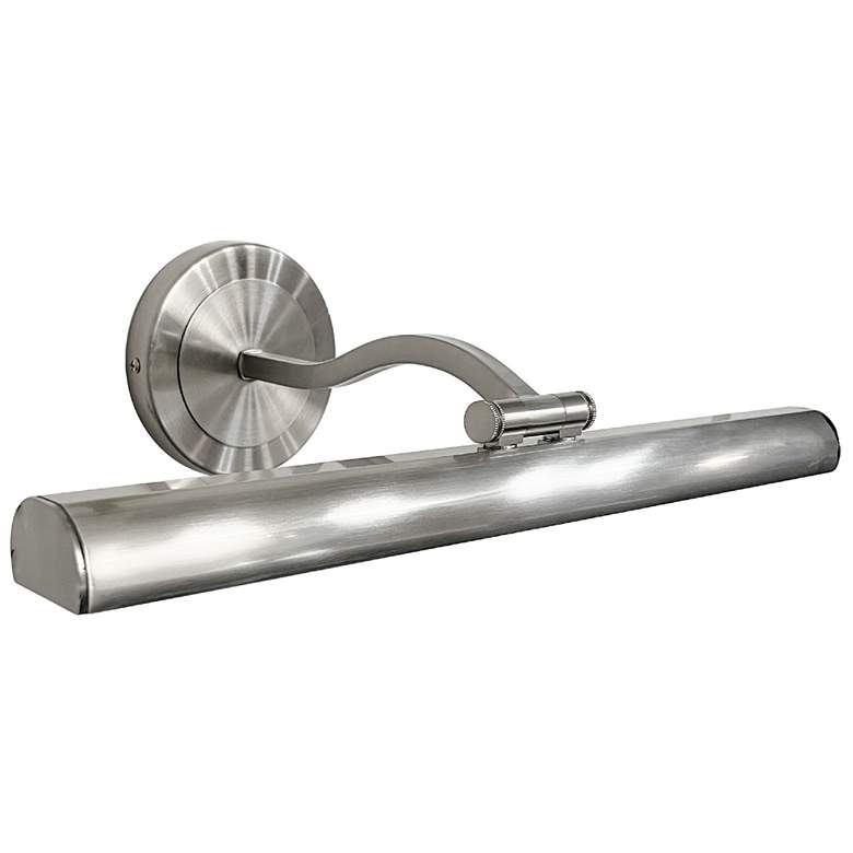 Image 1 Reina 16.25" Wide Satin Chrome LED Picture Light