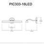 2_Reina 16 1/4" Wide Aged Brass Plug-In LED Picture Light more views