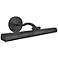 Reina 16 1/4" Wide Matte Black Plug-In LED Picture Light