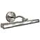 Reina 16 1/4" Wide Satin Chrome LED Picture Light