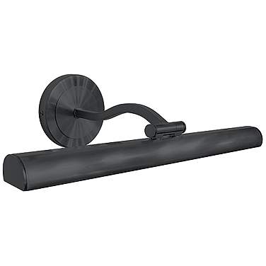 Reina 16 1/4" Wide Matte Black Plug-In LED Picture Light