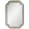 Reina 23 1/2" x 38 1/2" Dark Champagne Rounded Edge Wall Mirror