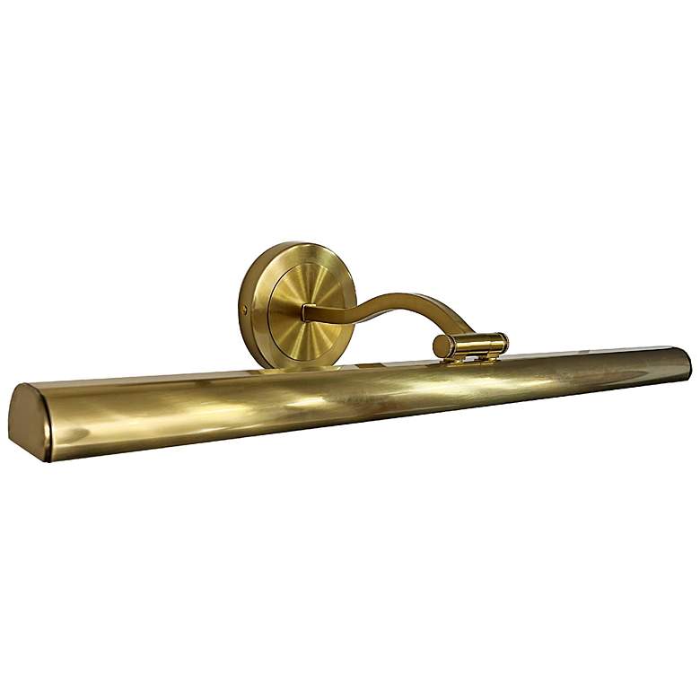 Image 2 Reina 24" Wide Aged Brass LED Picture Light