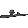 1_Reina 24" Wide Matte Black LED Picture Light
