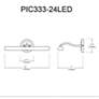 2_Reina 24" Wide Matte Black LED Picture Light more views