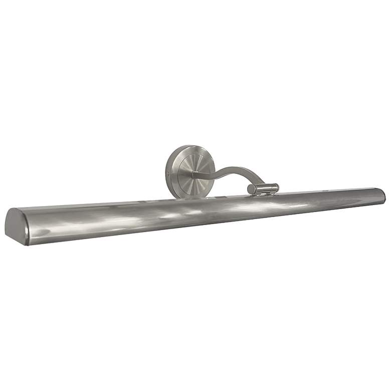 Image 1 Reina 32" Wide Satin Chrome LED Picture Light