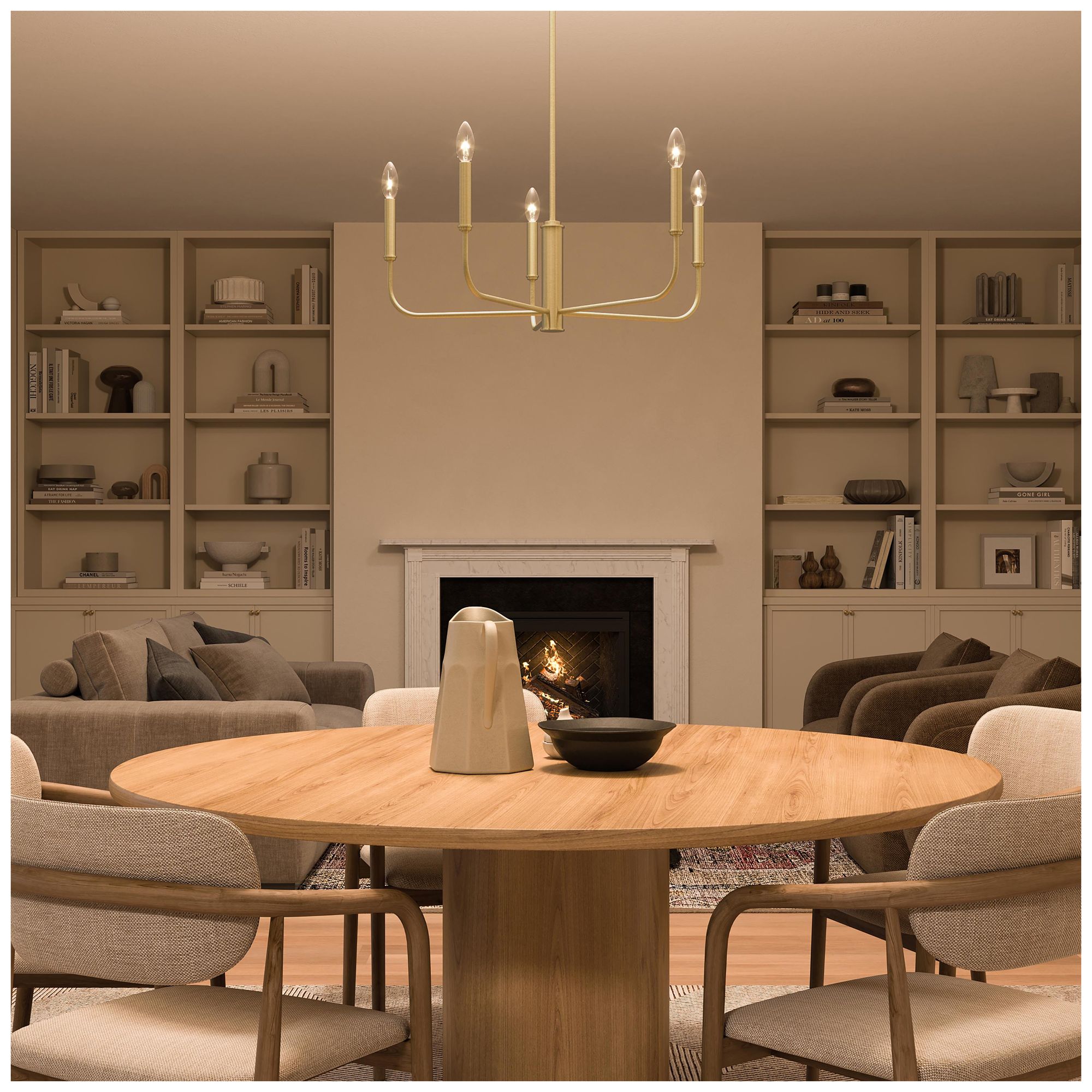 Image 5 Reines Five-Light Medium  Chandelier more views