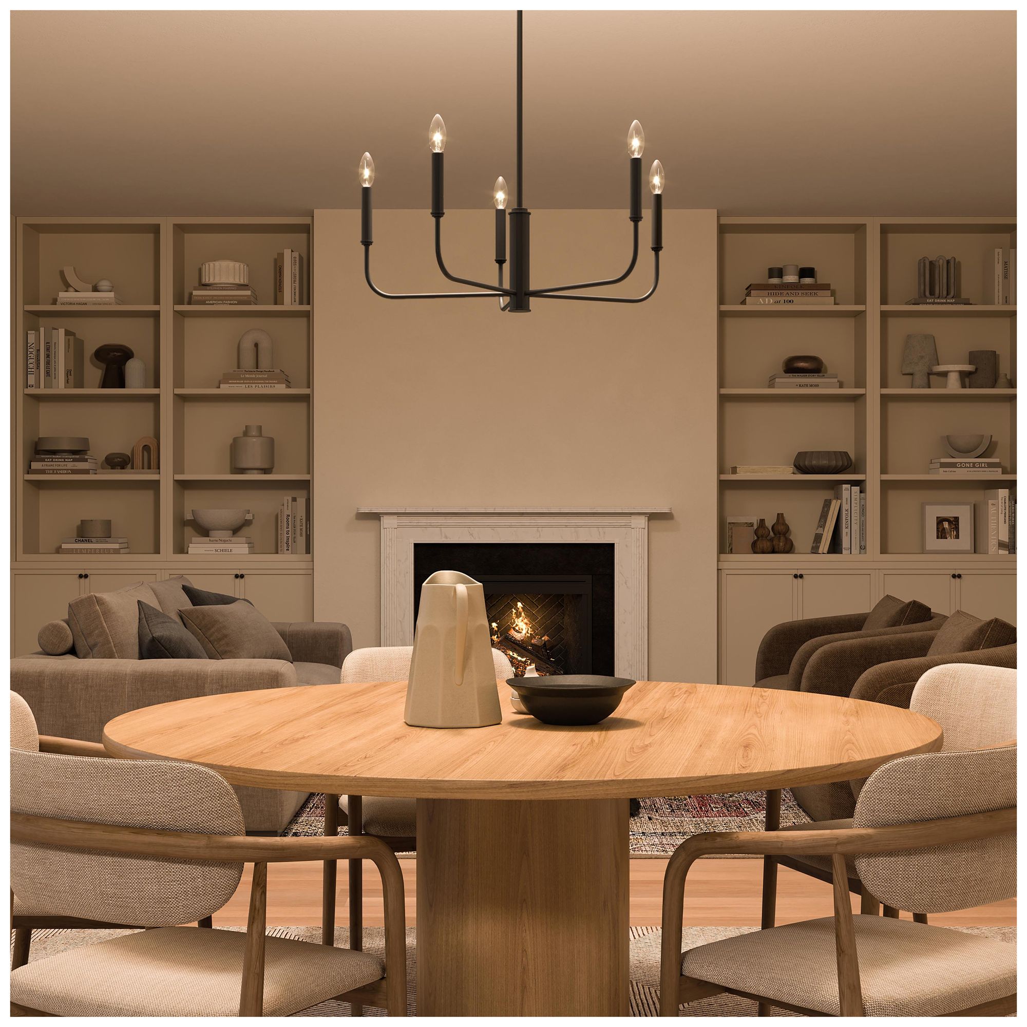 Image 5 Reines Five-Light Medium  Chandelier more views