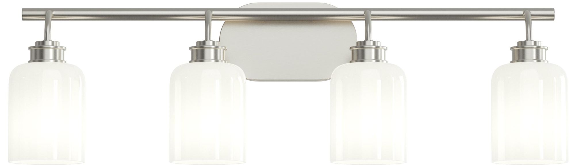 Image 7 Reines Four-Light Bath Vanity with Opal Glass Shades more views