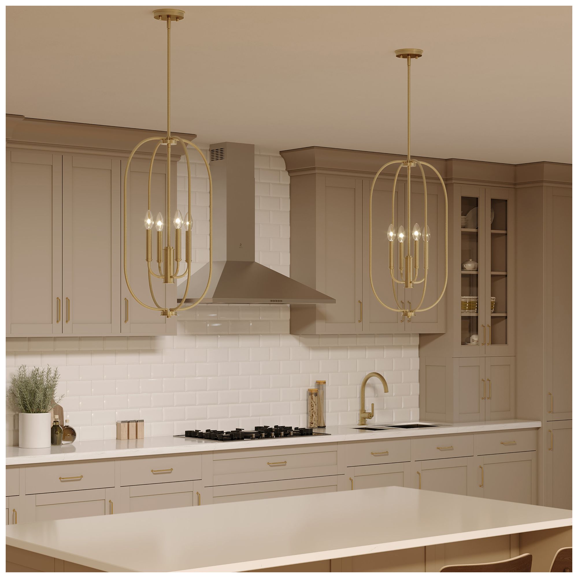 Image 5 Reines Four-Light  Foyer Pendant more views