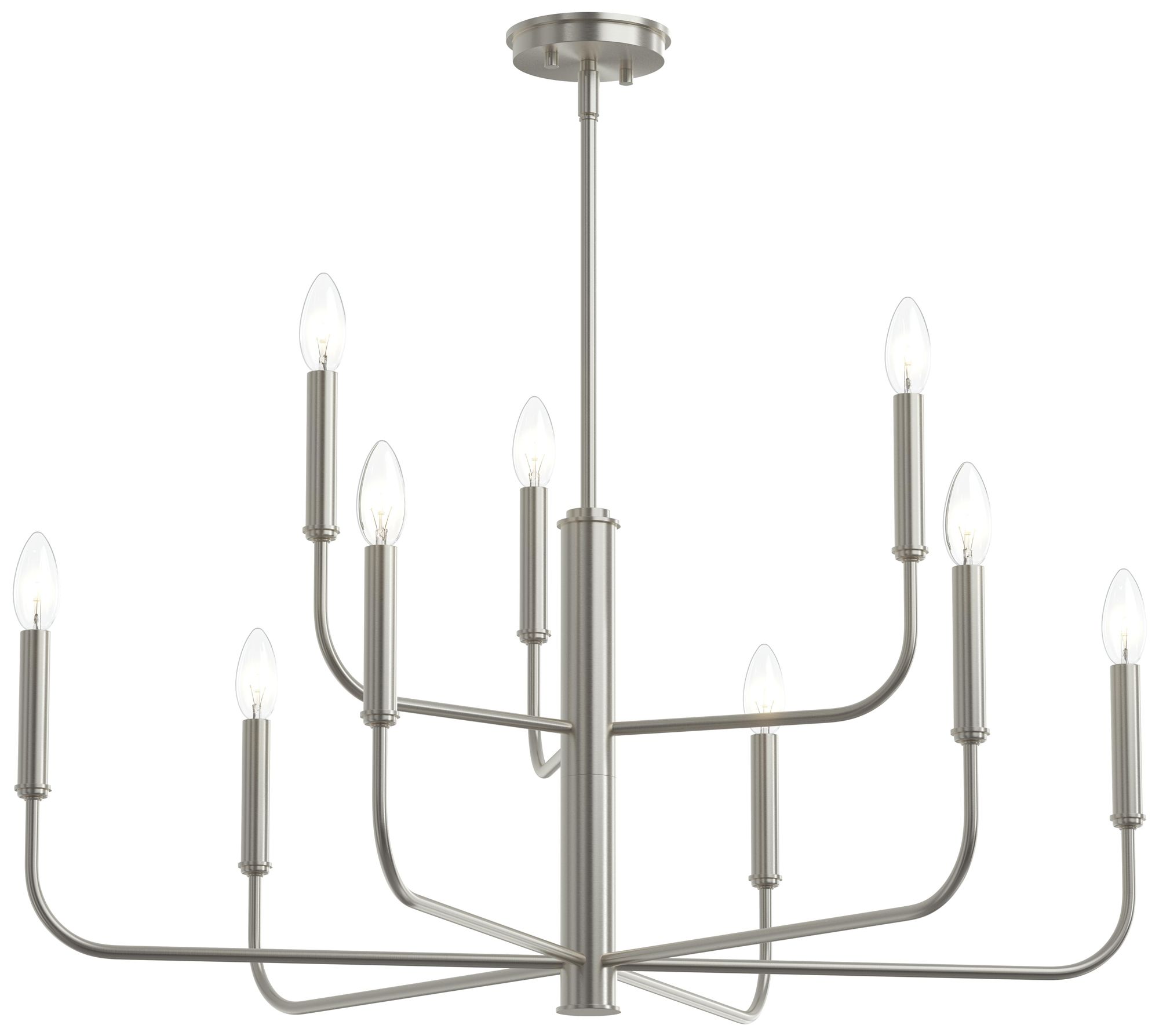 Reines Nine-Light Two-Tier  Chandelier
